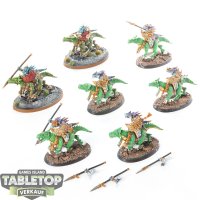 Seraphon - 6x Saurus Knights - klassisch - bemalt