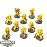 Imperial Fists - 10x Primaris Intercessors - bemalt