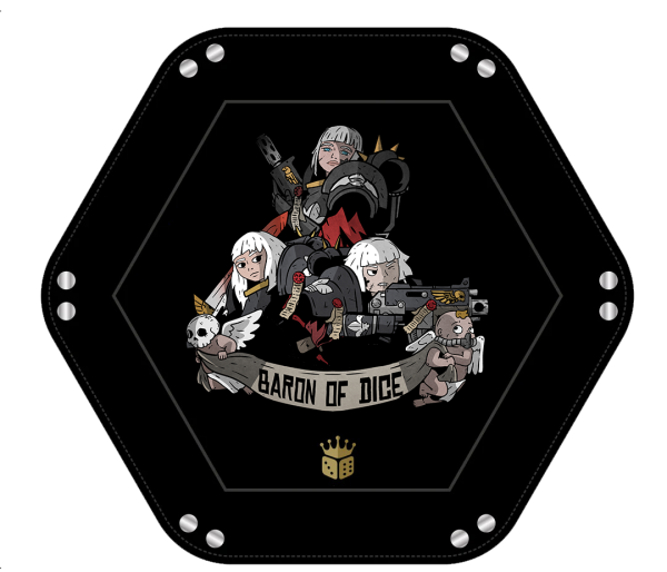 Baron of Dice - Premium Dice Trays - Nuns with Guns