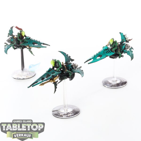 Drukhari - 3x Reavers - bemalt