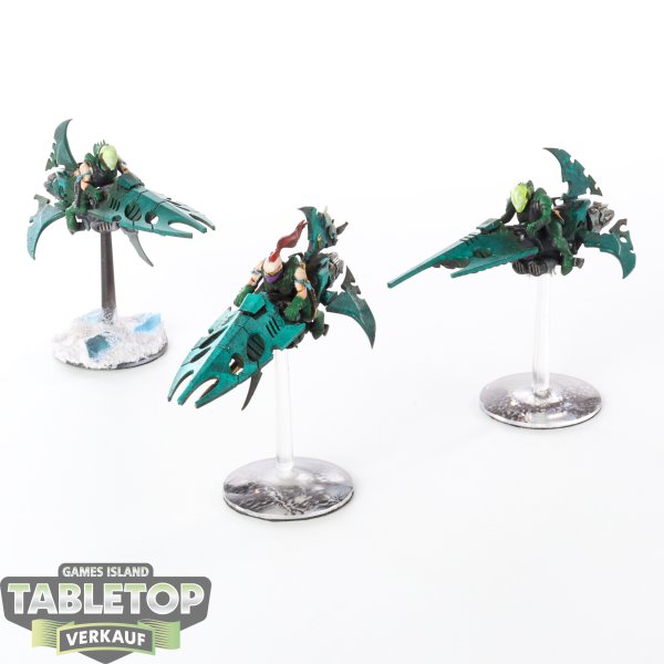 Drukhari - 3x Reavers - bemalt