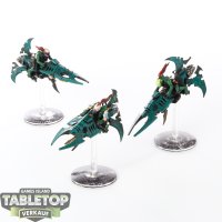 Drukhari - 3x Reavers - bemalt