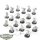 HdR Figuren - Gut - 19x Warriors of Minas Tirith - unbemalt