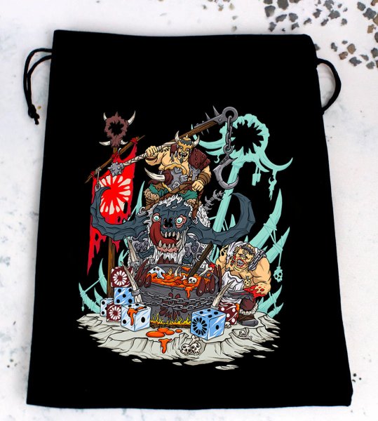 Baron of Dice - Premium Black Dice Bags - Great Maw