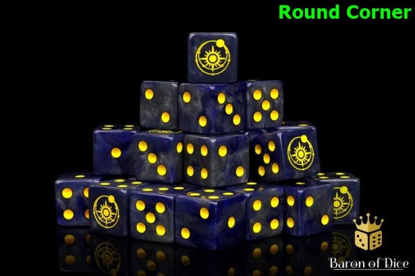 Baron of Dice - Solar Legion 16mm Round Corner Dice (25)