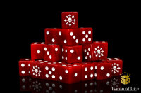 Baron of Dice - Chaos Skull 16mm Square Corner Dice (25)