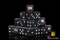 Baron of Dice - Bloody Wolf 16mm Square Corner Dice (25)