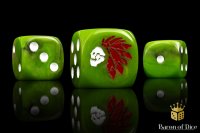 Baron of Dice - Tribal Avians 16mm Round Corner Dice (25)