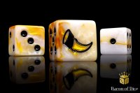 Baron of Dice - Great Horn 16mm Square Corner Dice (25)