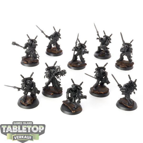 Grey Knights - 10x Grey Knights Interceptor Squad - grundiert