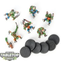 Orks - 6x Ork Boyz - bemalt