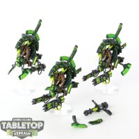 Necrons - 3x Tomb Blades - bemalt