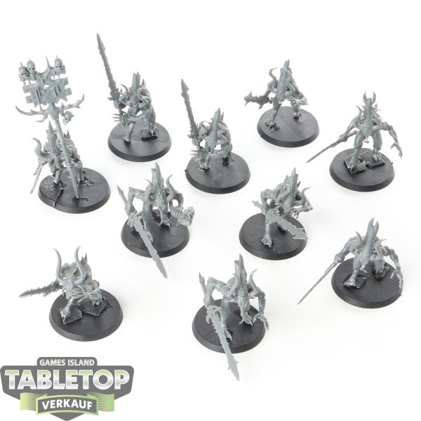 Blades of Khorne - 10 x Daemons Of Khorne Bloodletters - unbemalt