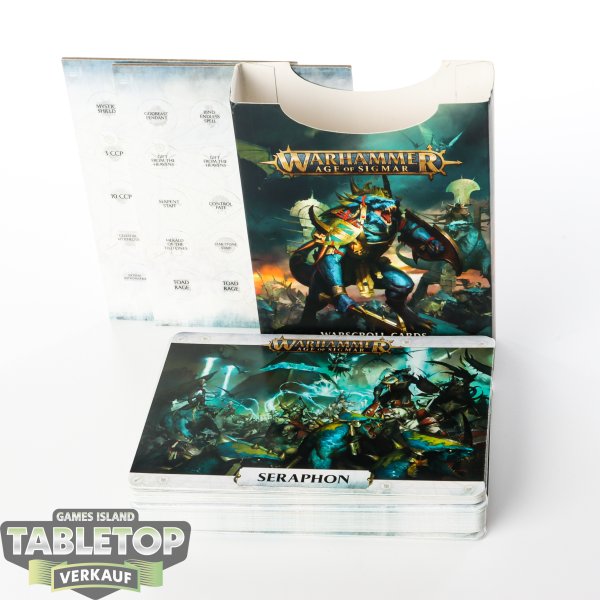 Seraphon - Warscroll Karten & Token 2te Edition - englisch