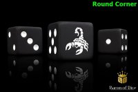 Baron of Dice - Ancient Scorpion 16mm Round Corner Dice (25)