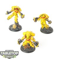 Imperial Fists - 3x Primaris Inceptors - bemalt