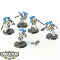 Space Marines - 5x Assault Intercessors - bemalt