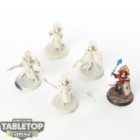 Adepta Sororitas - 5 x Celestian Sacresants - teilweise...