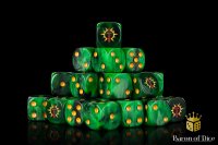 Baron of Dice - Consecrated Blades, Green 16mm Round...