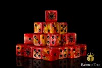 Baron of Dice - Devil Dragon, Fiery Hell 16mm Square...