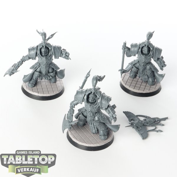 Adeptus Custodes - 3 Allarus Custodians - unbemalt