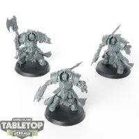 Adeptus Custodes - 3 Allarus Custodians - unbemalt