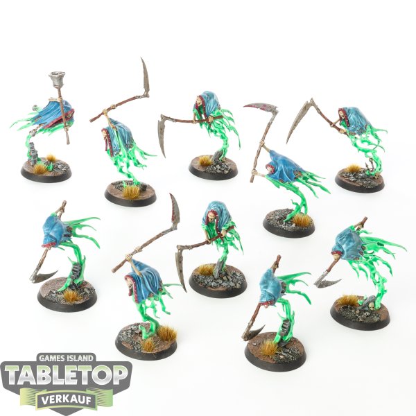 Nighthaunt - 10x Grimghast Reapers - bemalt