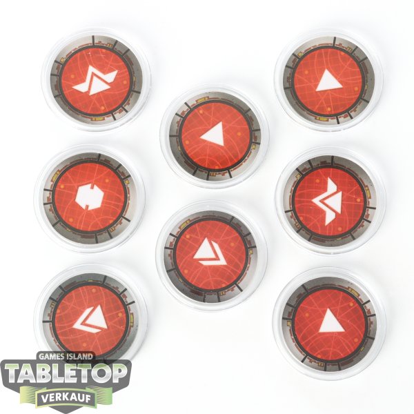 Rebellen - 8x Order Tokens in Token Cases - Sonstiges