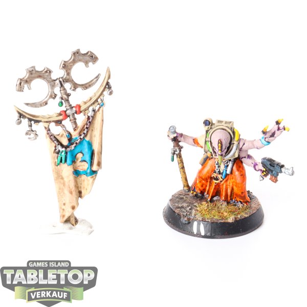 Genestealer Cults - Acolyte Iconward - bemalt