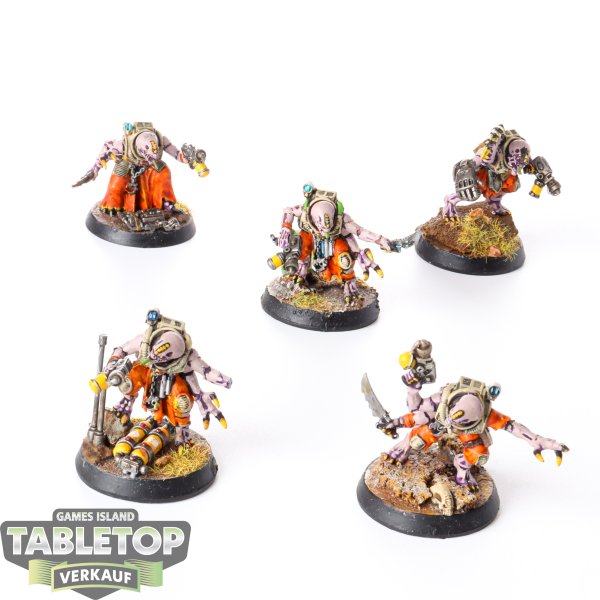 Genestealer Cults - 5x Hybrid Metamorphs - bemalt