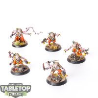 Genestealer Cults - 5x Hybrid Metamorphs - bemalt