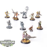 Genestealer Cults - 10x Neophyte Hybrids - teilweise bemalt