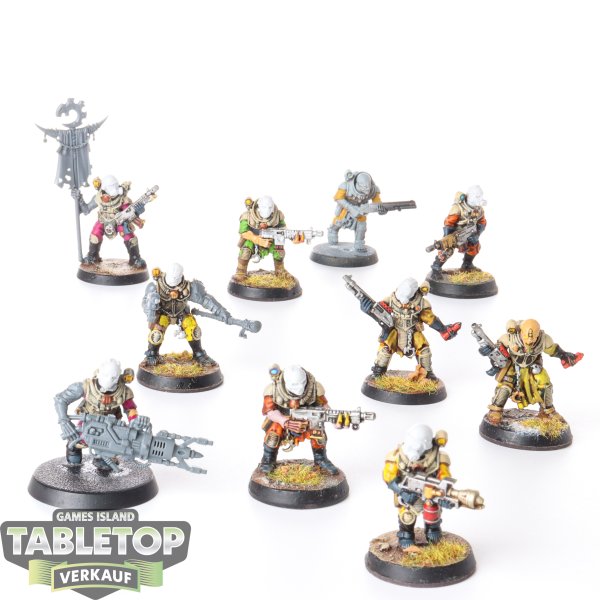 Genestealer Cults - 10x Neophyte Hybrids - teilweise bemalt