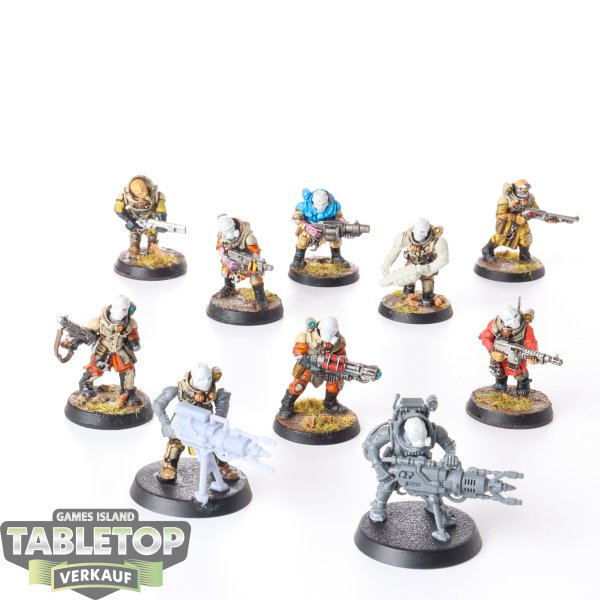 Genestealer Cults - 10x Neophyte Hybrids - teilweise bemalt