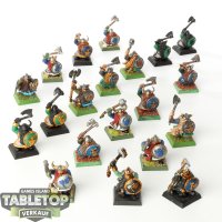 Dwarfen Mountain Holds - 25 x Dwarf Warriors Regiment -...