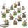 Dwarfen Mountain Holds - 20 x Dwarf Warriors Regiment - teilweise bemalt