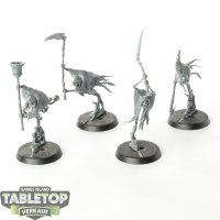 Nighthaunt - 4 x Grimghast Reapers - unbemalt