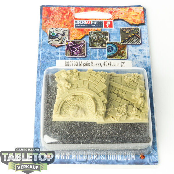 Bases - Mystic Base, 40x40mm - im Gussrahmen