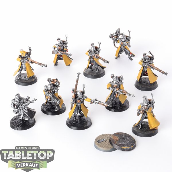 Adeptus Mechanicus - 10x Skitarii Vanguard - bemalt