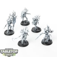 Sylvaneth - 5x Tree-Revenants - teilweise bemalt