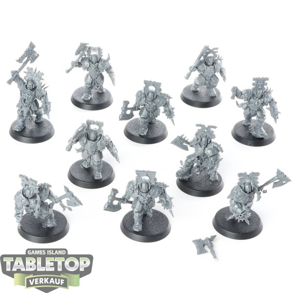 Blades of Khorne - 10 x Blood Warriors - unbemalt