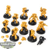 Space Marines - 10 x Tactical Squad - teilweise bemalt