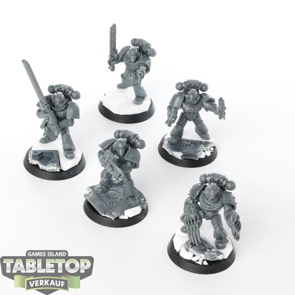 Space Marines - 5 x Vanguard Veteran Squad - unbemalt