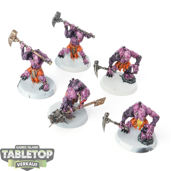 Genestealer Cults - 5 x Aberrants - bemalt