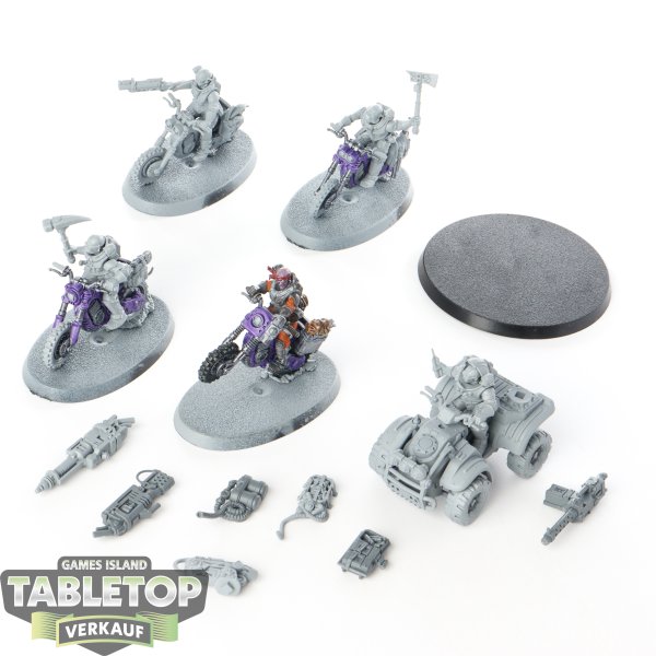 Genestealer Cults - 5 x Atalan Jackals - teilweise bemalt