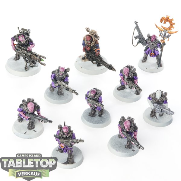 Genestealer Cults - 10 x Neophyte Hybrids - teilweise bemalt