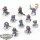 Genestealer Cults - 10 x Neophyte Hybrids - teilweise bemalt