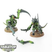 Tyraniden - 2x Tyranid Warriors - bemalt