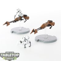 Galaktisches Imperium - 2x 74-Z Speeder Bikes - bemalt