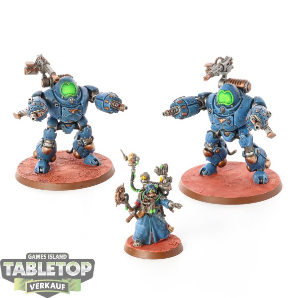 Adeptus Mechanicus - 2 x Kastelan Robots - bemalt